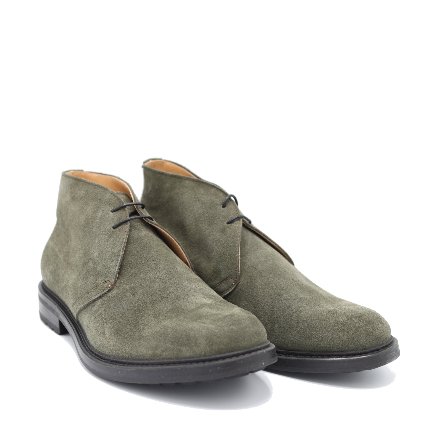 HIGHLAND BOOT DARK GREEN SUEDE - Saxone of Scotland