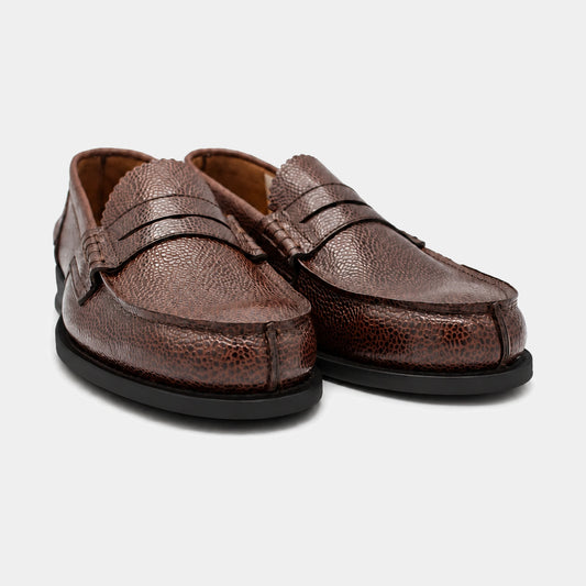ARRAN LOAFER BROWN GRAIN GOODYEAR