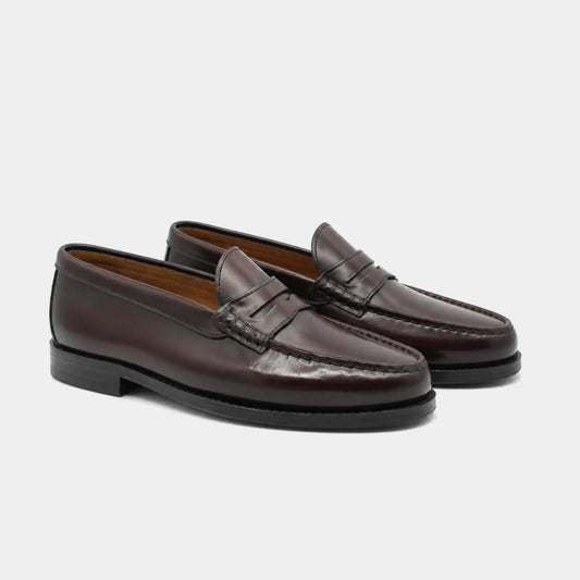 Woman College Loafer – Polished Leather