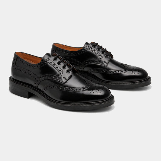 Derby Full Brogue – Polished Leather