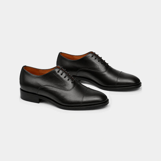 Woman Oxford Cap Toe – Box Calf Leather