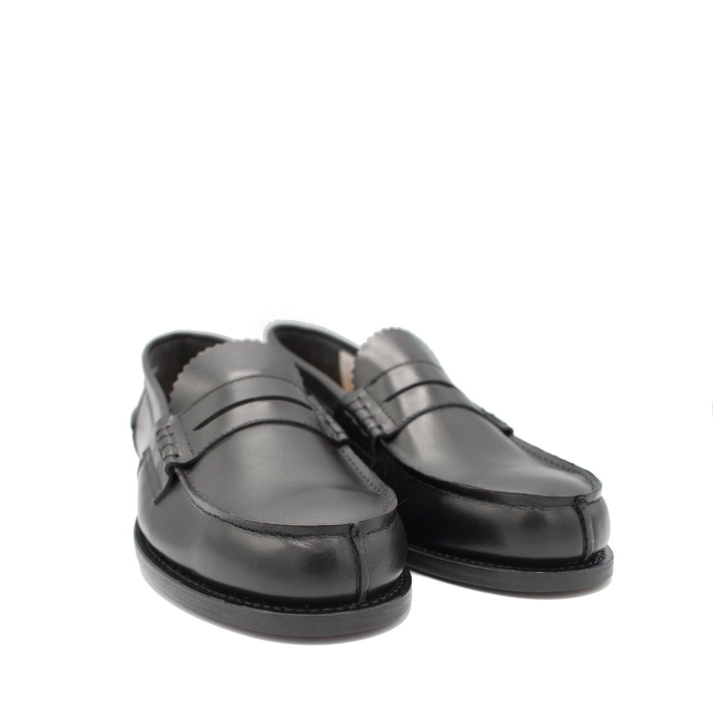ARRAN LOAFER 1407/22 BLACK CALF - Saxone of Scotland