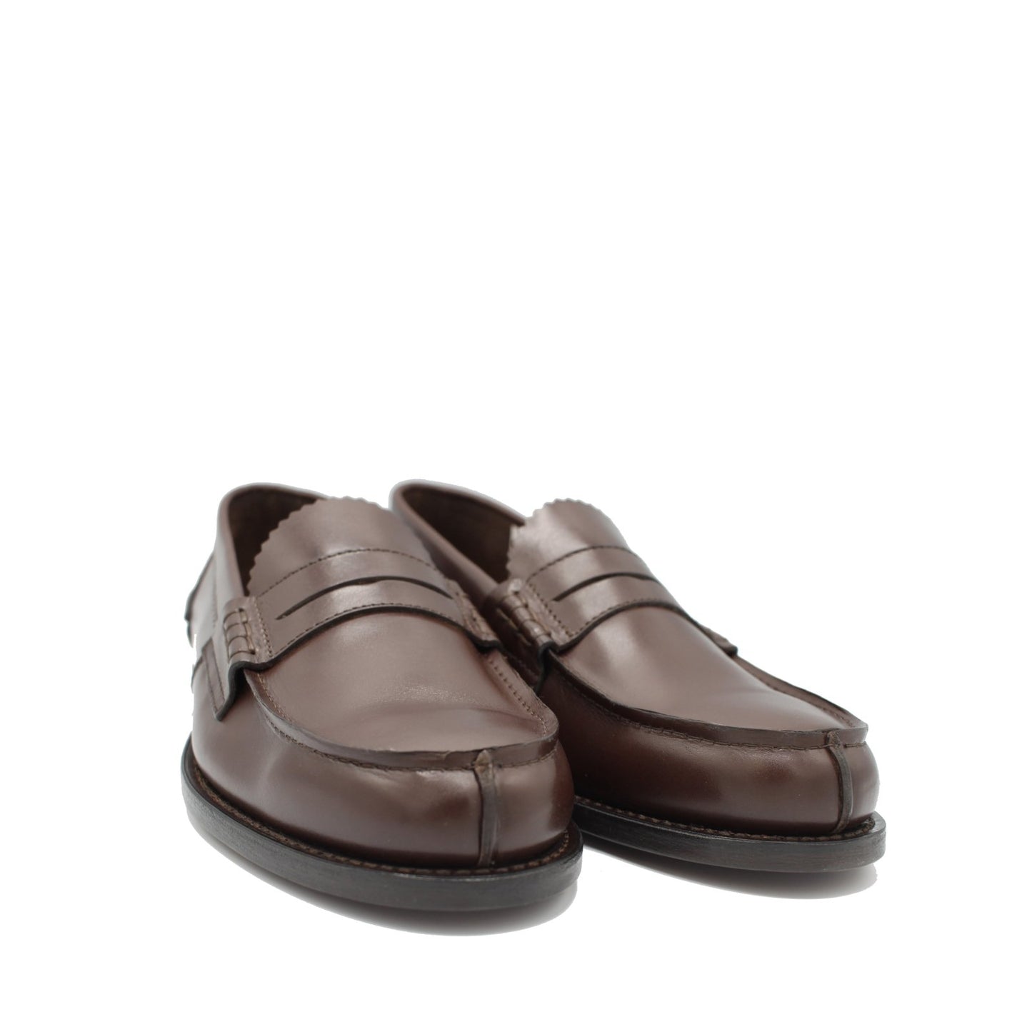 ARRAN LOAFER 1407/23 DARK WALNUT CALF - Saxone of Scotland