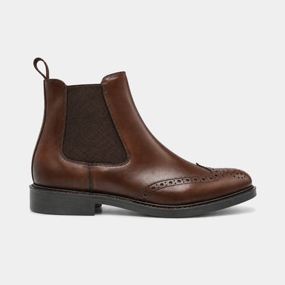Wingtip Chelsea Boot – Calf Leather