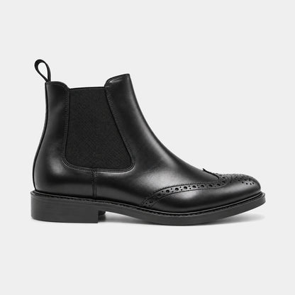 Wingtip Chelsea Boot – Polished Leather