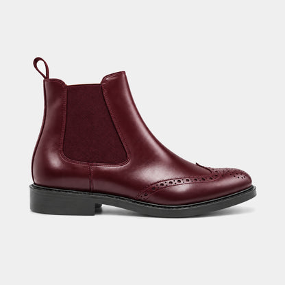 Wingtip Chelsea Boot – Polished Leather