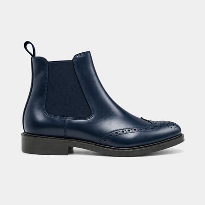 Wingtip Chelsea Boot – Polished Leather