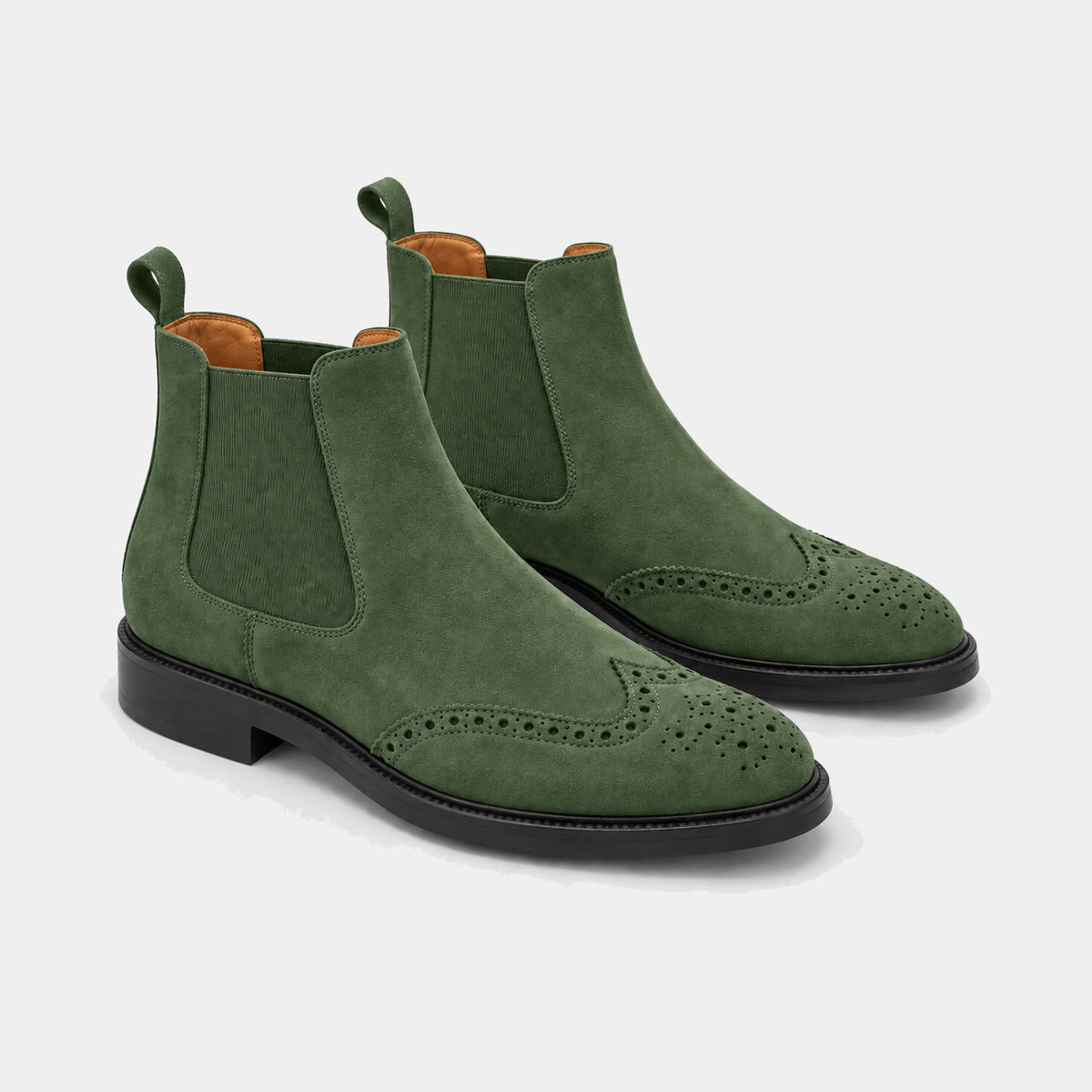 Wingtip Chelsea Boot – Suede