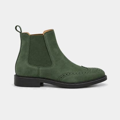 Wingtip Chelsea Boot – Suede