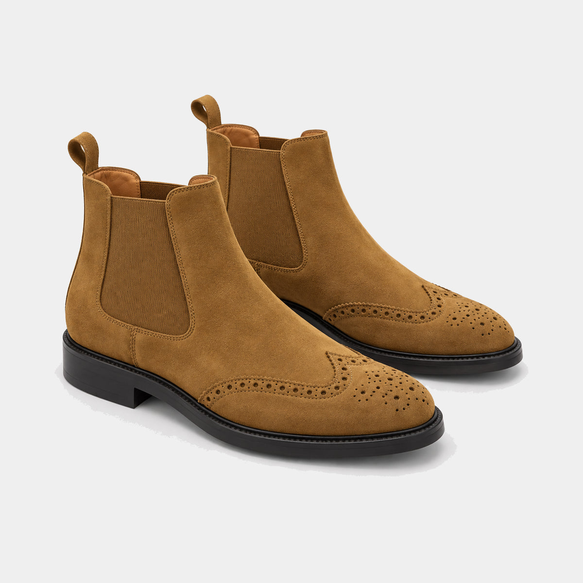 Wingtip Chelsea Boot – Suede