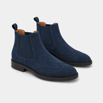 Wingtip Chelsea Boot – Suede