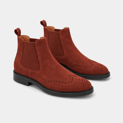 Wingtip Chelsea Boot – Suede