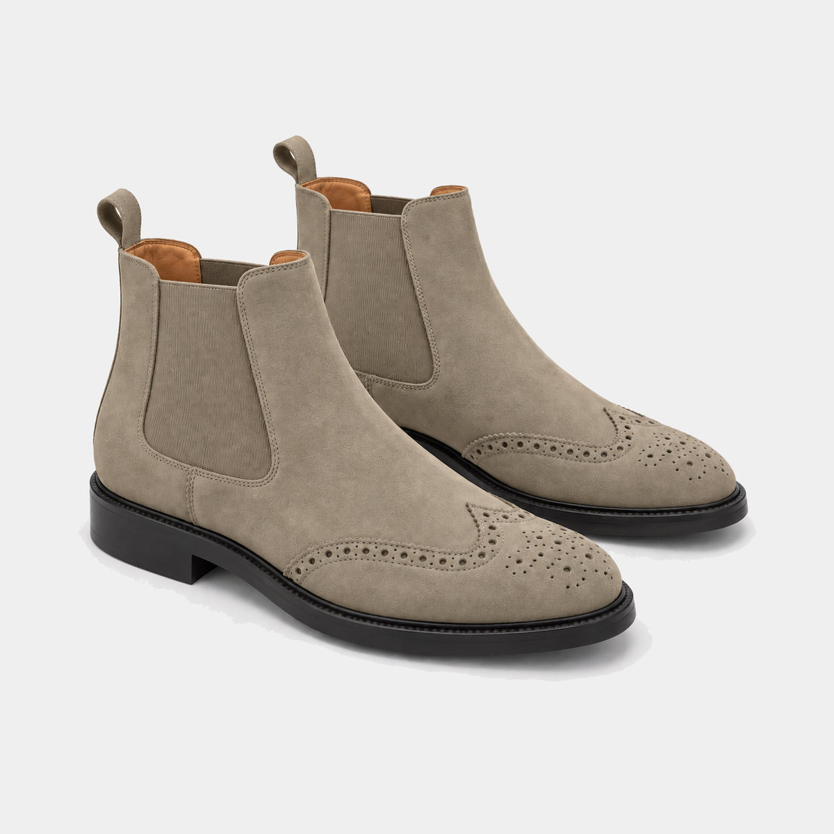 Wingtip Chelsea Boot – Suede