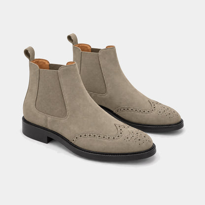 Wingtip Chelsea Boot – Suede
