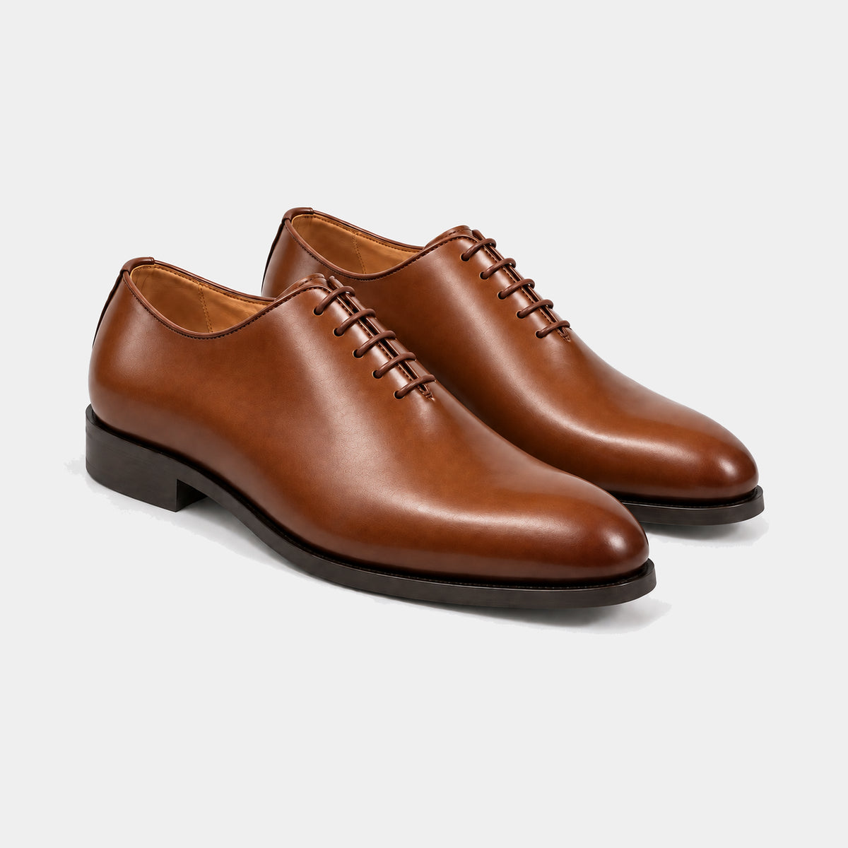 Wholecut Oxford – Polished Leather