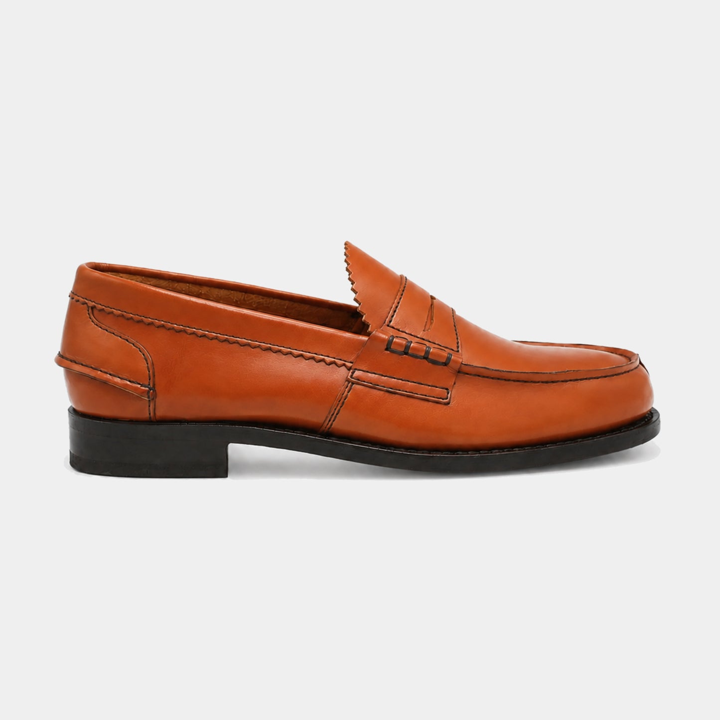 Arran Penny Loafer – Box Calf Leather