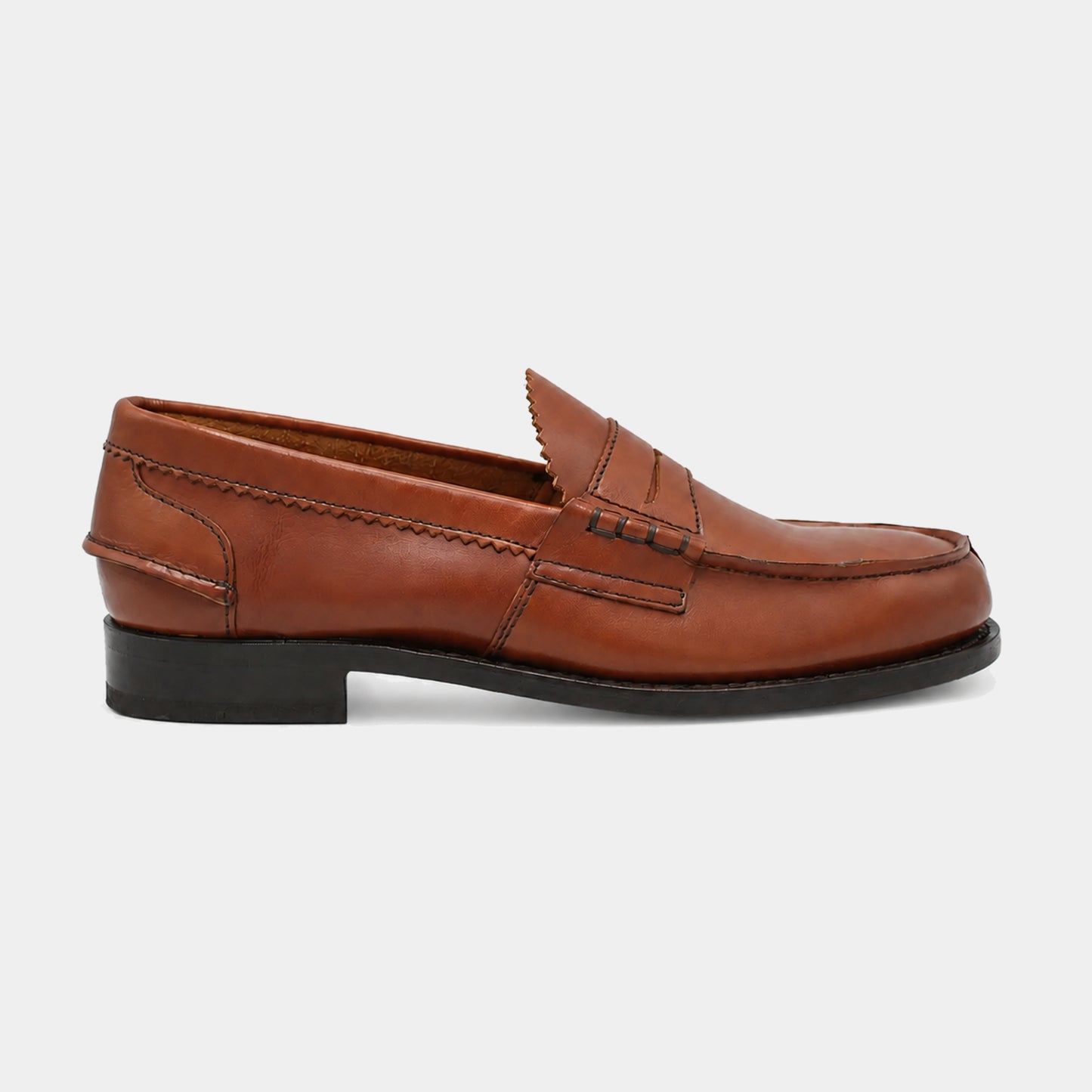 Arran Penny Loafer – Box Calf Leather