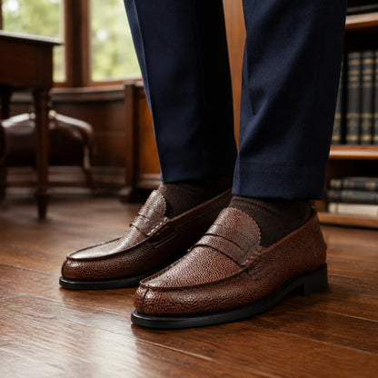 Arran Penny Loafer – Full Grain Leather