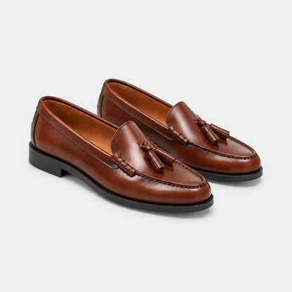 Woman College Tassel Loafer – Polished Leather