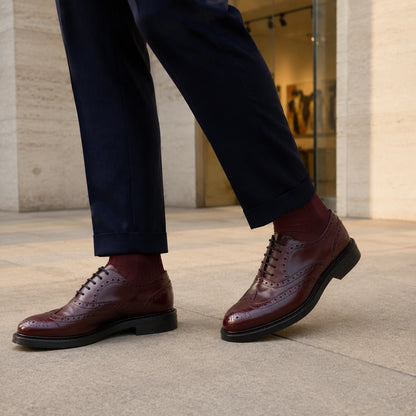 COUNTRY FULL BROGUE BOX CALF GOODYEAR