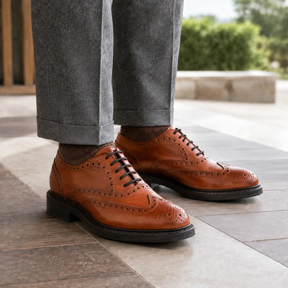 COUNTRY FULL BROGUE BOX CALF GOODYEAR