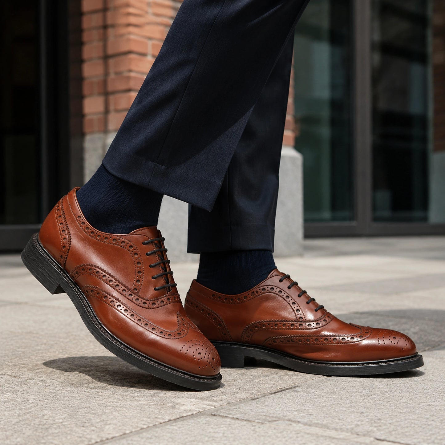 COUNTRY FULL BROGUE BOX CALF GOODYEAR