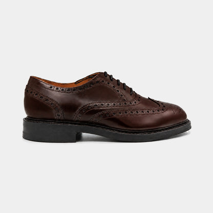 Country Full Brogue – Polished Leather – side view