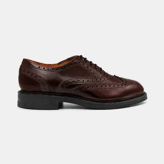 Country Full Brogue – Polished Leather – side view