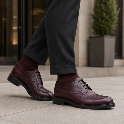 DERBY FULL BROGUE BOX CALF GOODYEAR