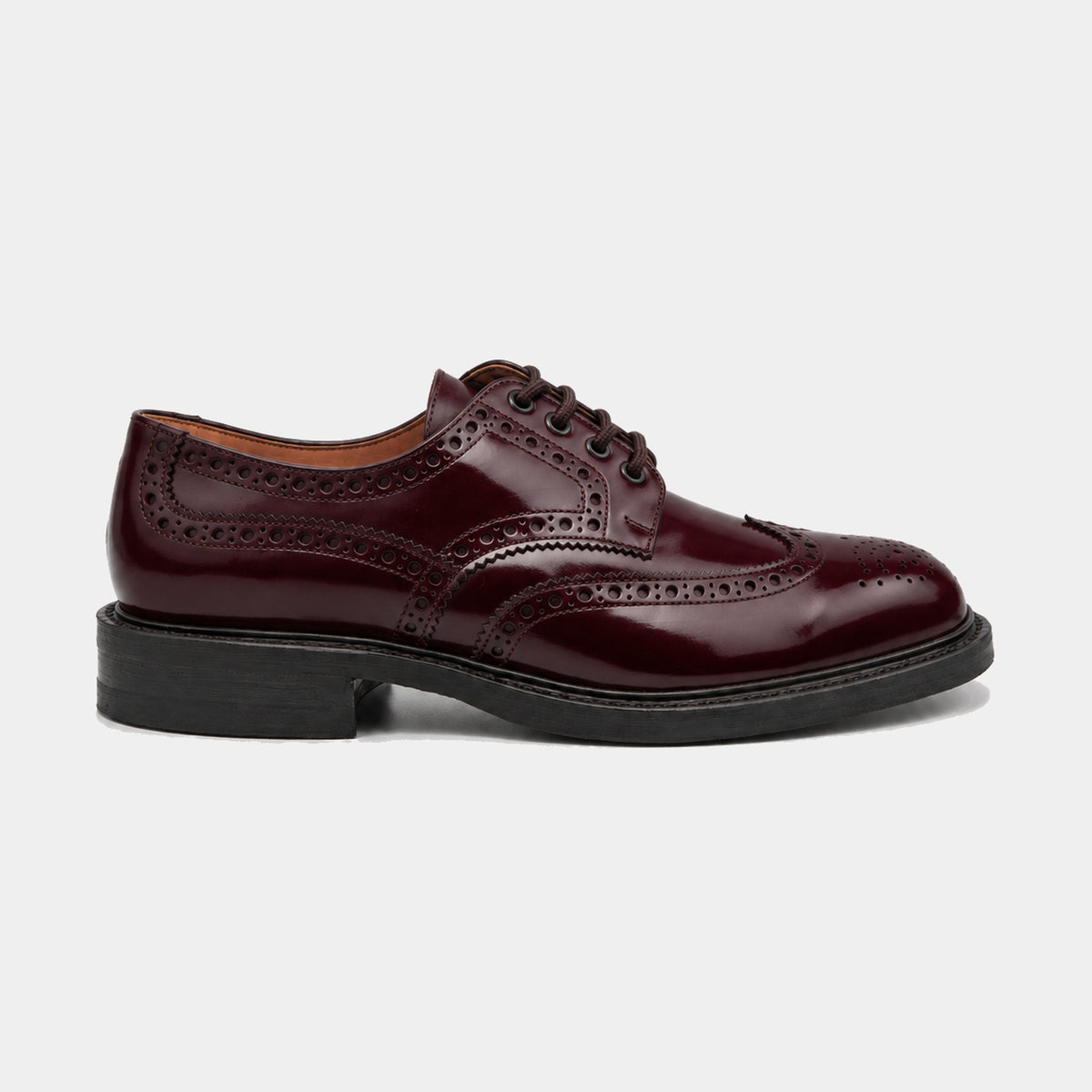 Derby Full Brogue – Polished Leather