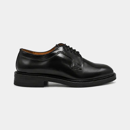 Plain-Toe Derby – Polished Leather – side view