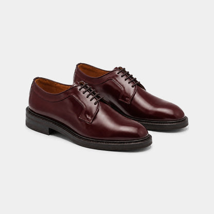 Plain-Toe Derby – Polished Leather