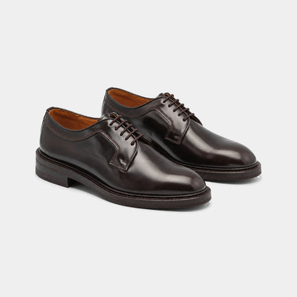 Plain-Toe Derby – Polished Leather