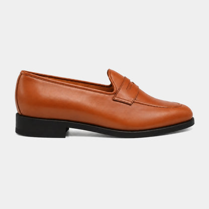 Lewis Penny Loafer – Box Calf Leather