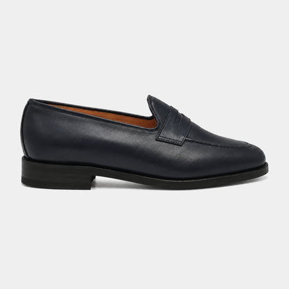 Lewis Penny Loafer – Box Calf Leather