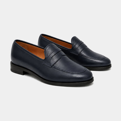 Lewis Penny Loafer – Box Calf Leather