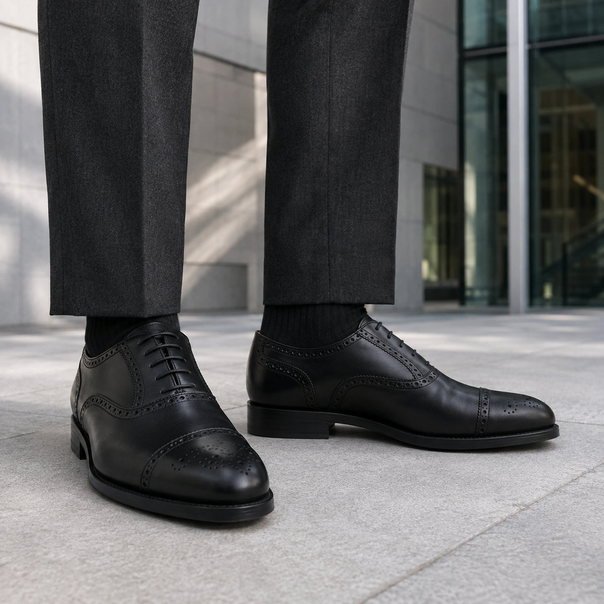 Oxford Wingtip – Box Calf Leather
