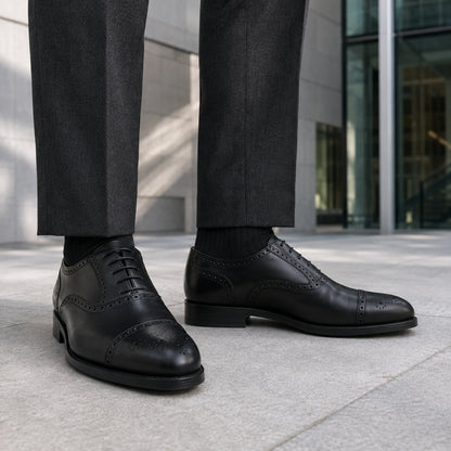 Oxford Wingtip – Box Calf Leather