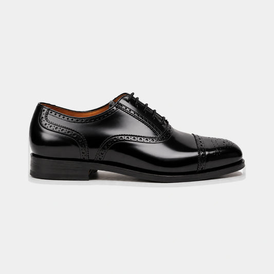 Oxford Wingtip – Polished Leather – side view