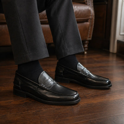 Coll College Loafer – Polished Leather
