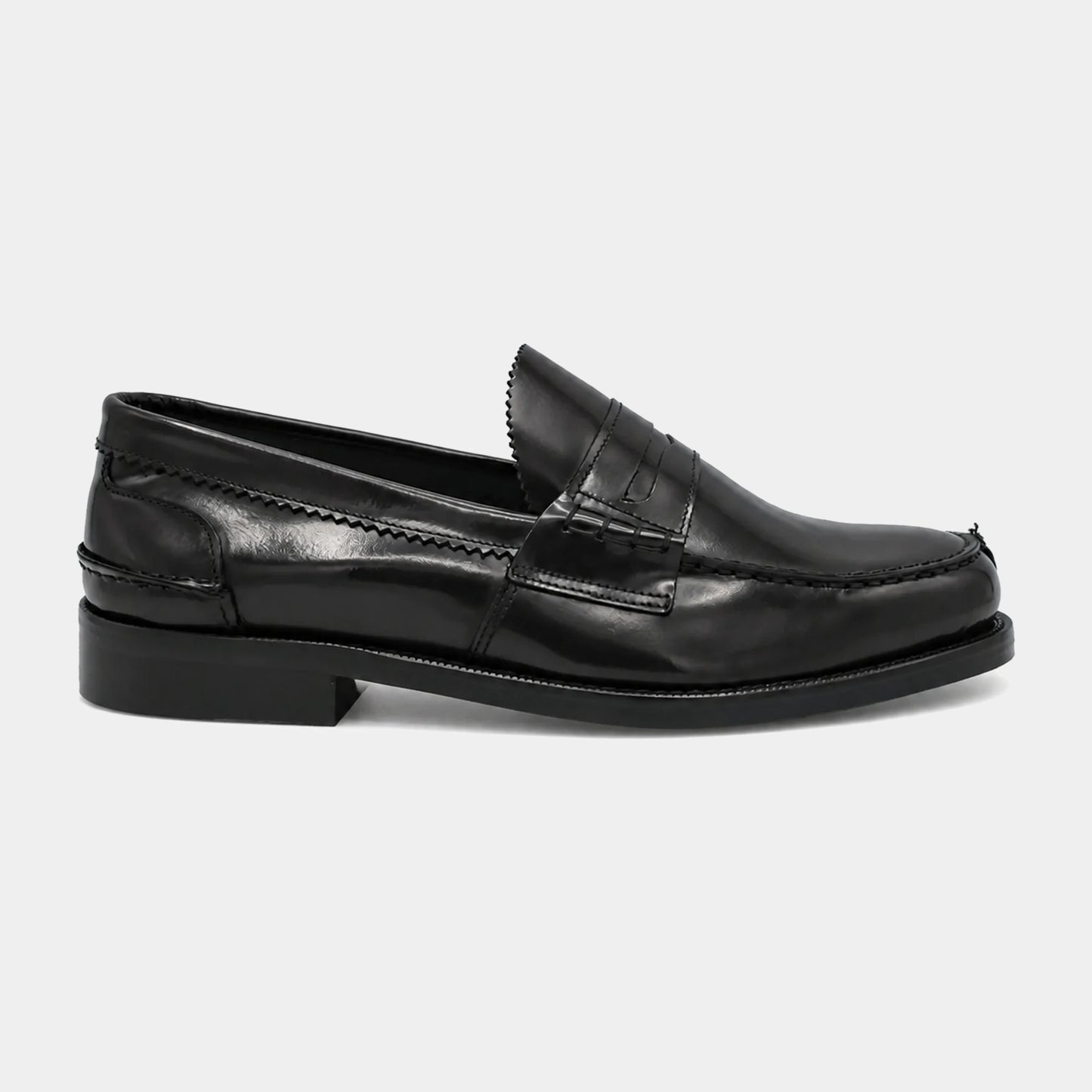 Coll College Loafer – Polished Leather – side view