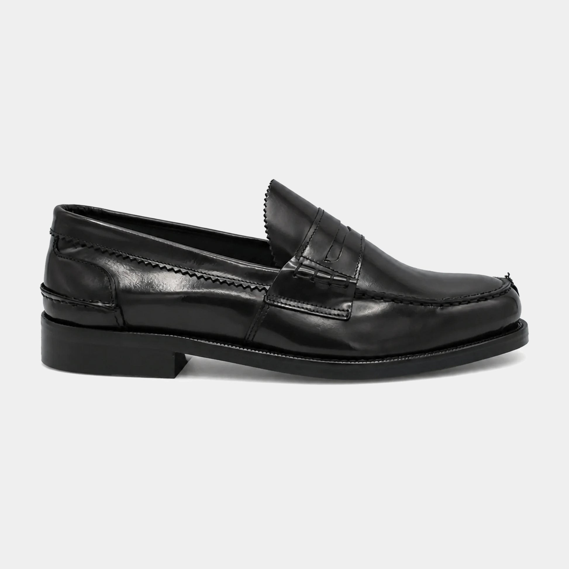 Coll College Loafer – Polished Leather – side view