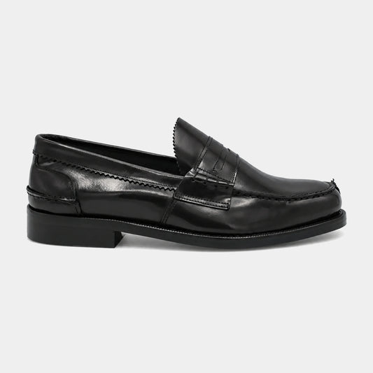 Coll College Loafer – Polished Leather – side view