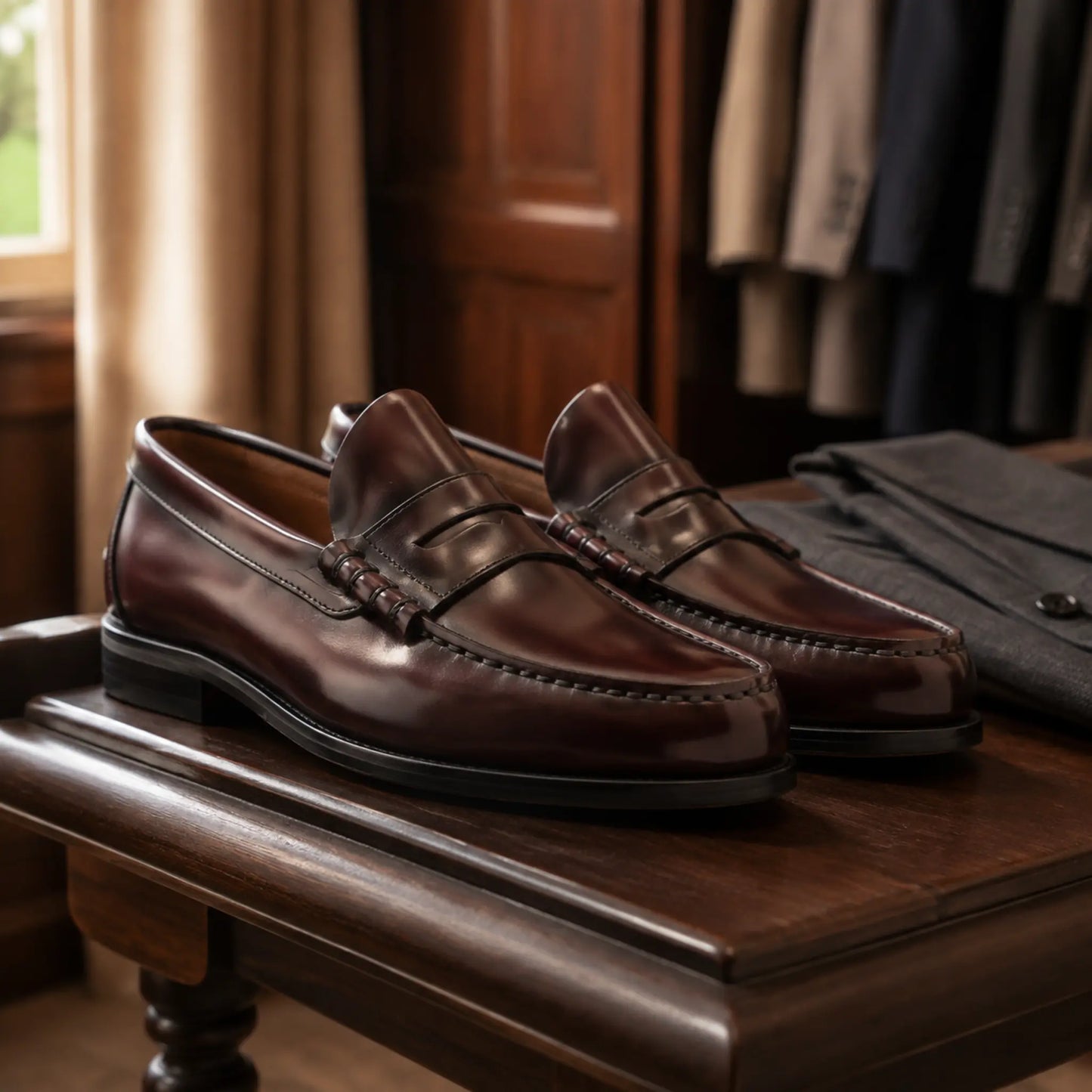 Coll College Loafer – Polished Leather