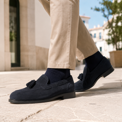 Tassel Loafer – Suede