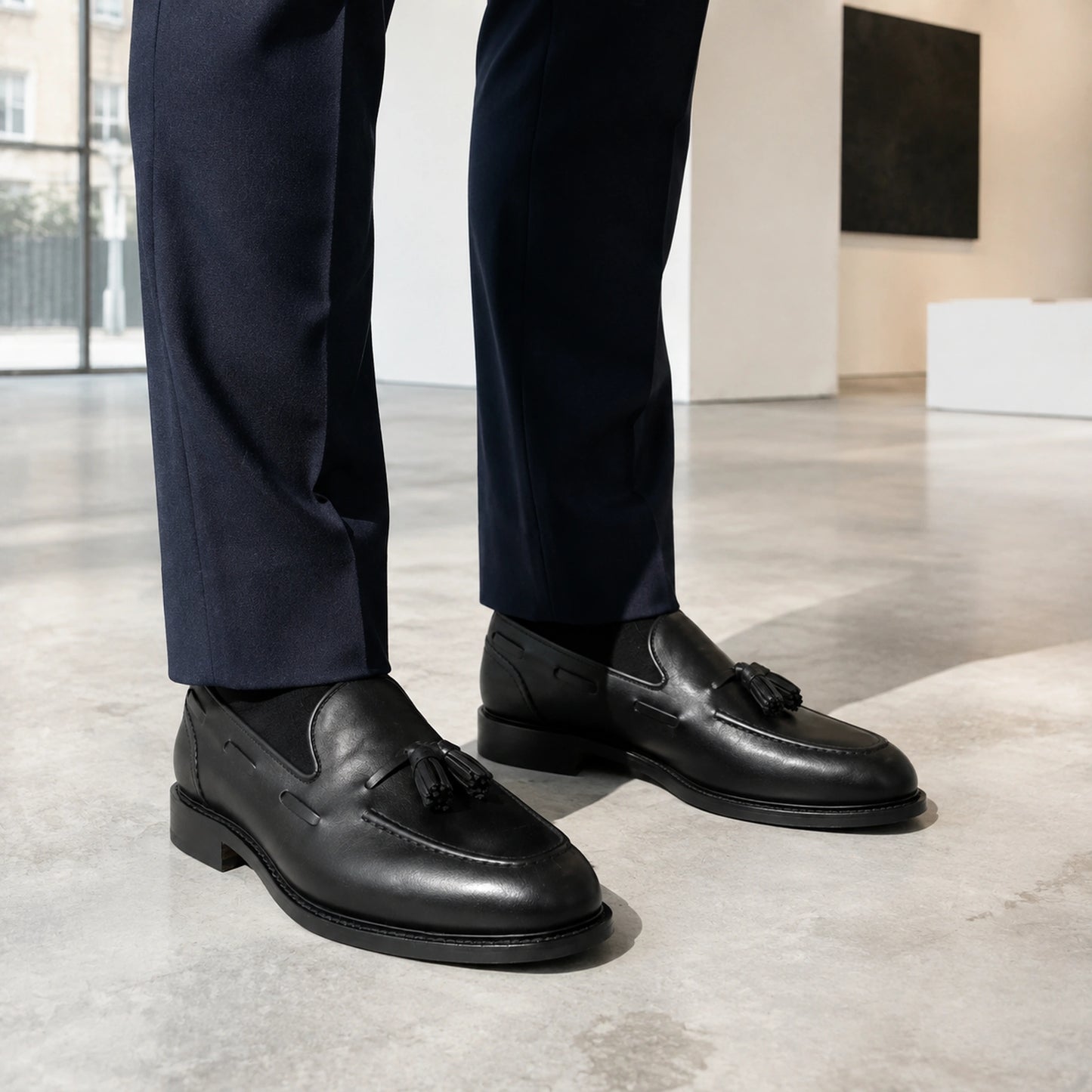 TASSEL LOAFER BOX CALF GOODYEAR
