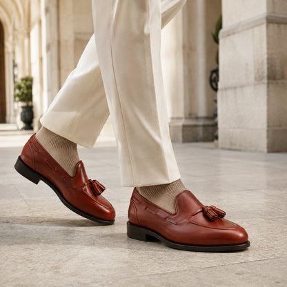 TASSEL LOAFER BOX CALF GOODYEAR