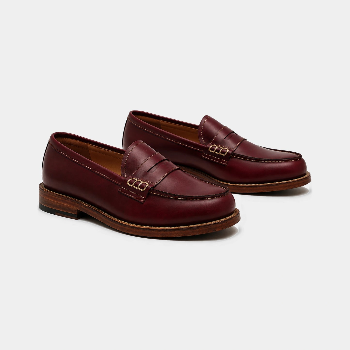 Woman College Loafer – Box Calf Leather