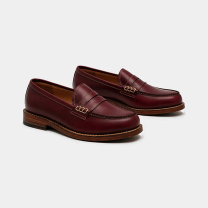 Woman College Loafer – Box Calf Leather