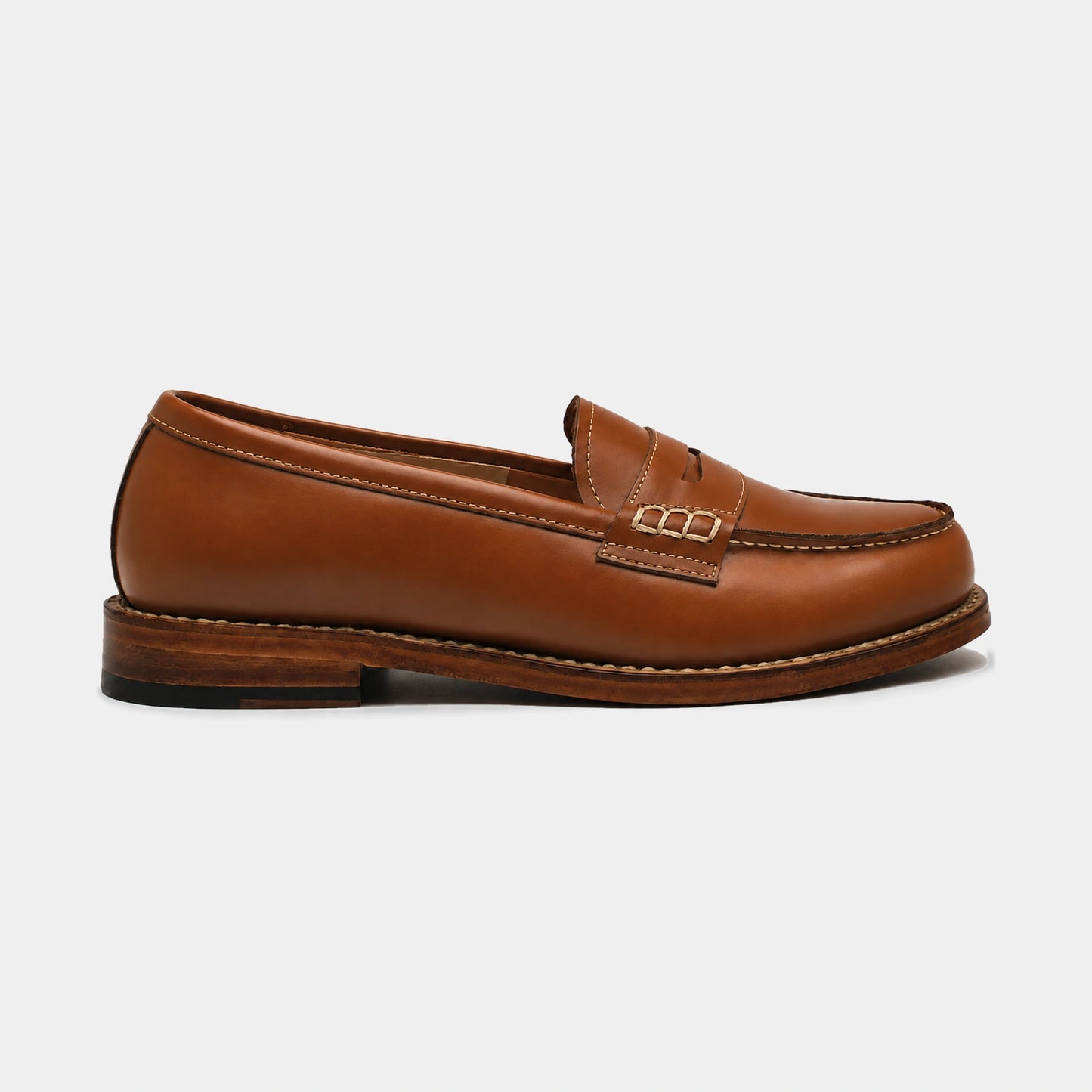 Woman College Loafer – Box Calf Leather